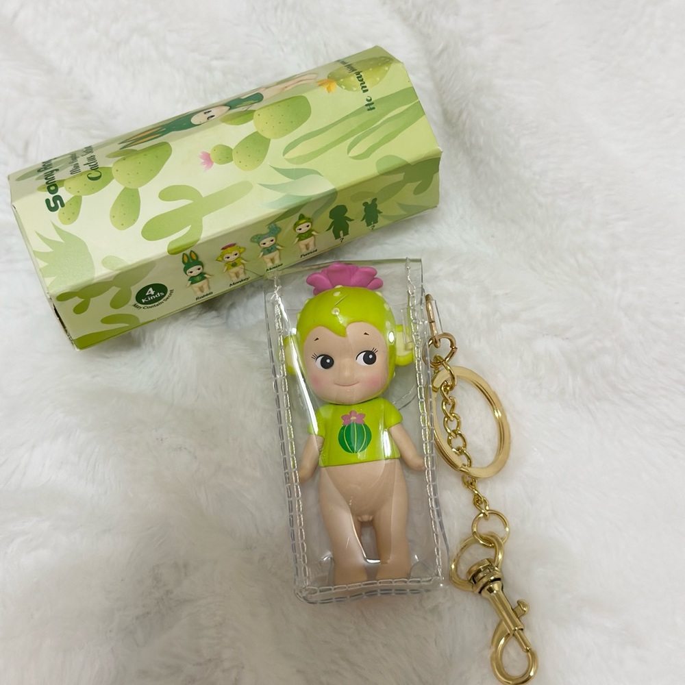 Sonny Angel Cactus Series Monkey w/Keychain